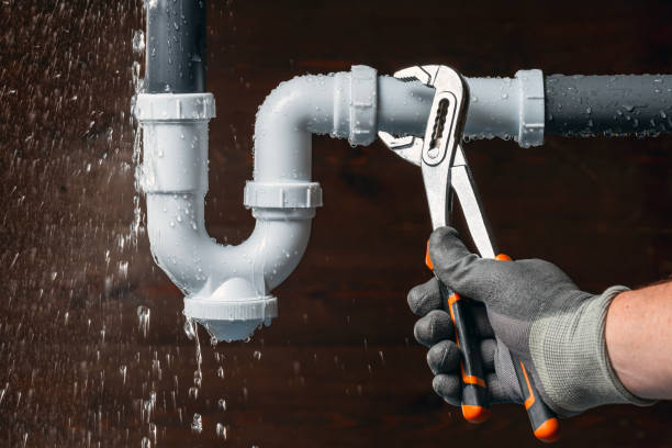 Professional Sewer Line Repair technician working in Check, VA